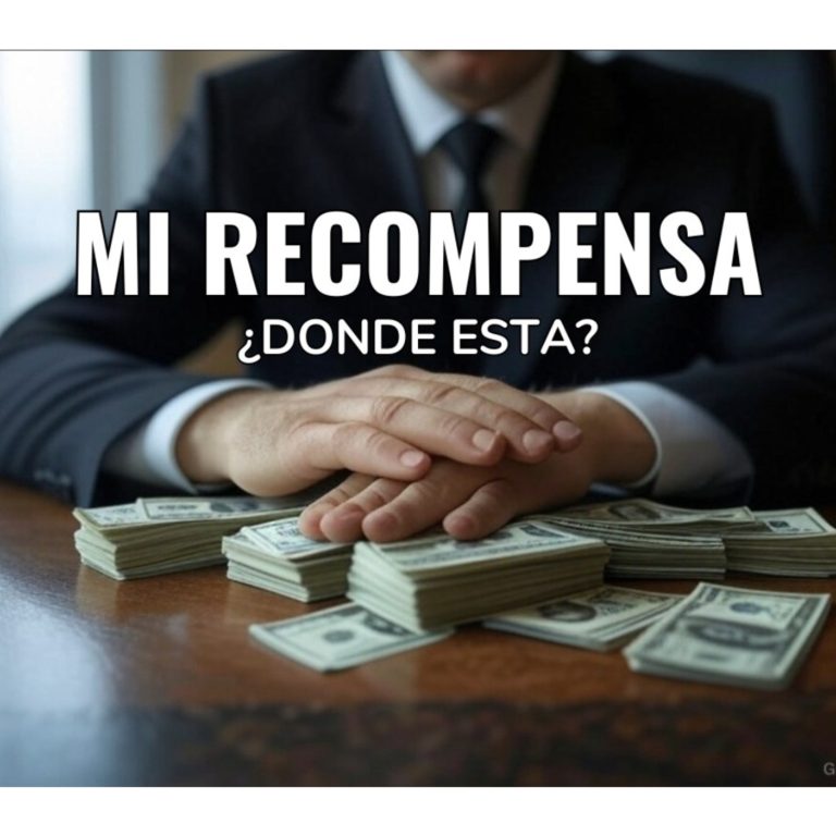 Porque no recibo la recompensa que espero